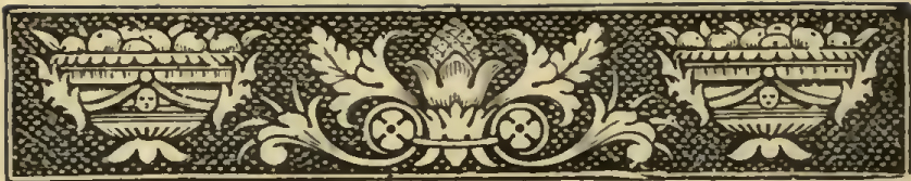 ornamental header of pineapple and fruit baskets