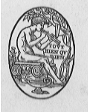 publisher's icon: man seated playing instrument