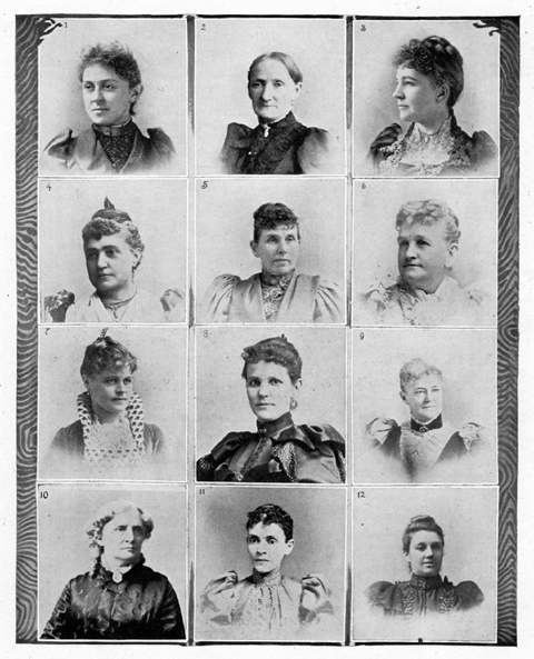 portraits of members of the board of lady managers