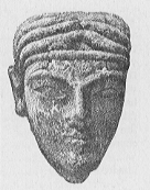 ARCHAIC HEAD OF CYPRIOTE TYPE.