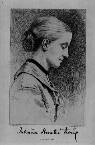 signed portrait of Juliana Horatia Ewing