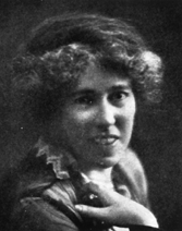 woman with curly hair