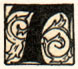 T (illuminated capital for there)