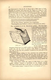 Facsimile of the page as it appears in the printed book; illustration: block-shaped stone sundial