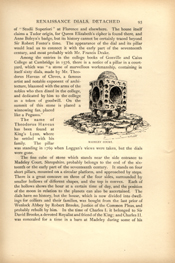 Facsimile of the page as it appears in the printed book; illustration: stone sundial with multiple shapes carved out sitting on four legs