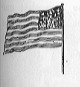 American flag waving.