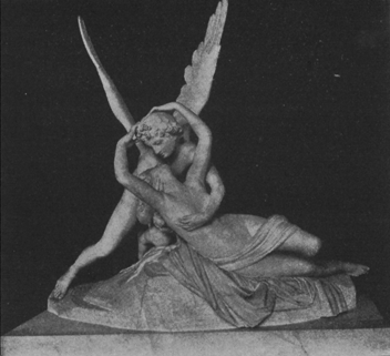 Cupid and Psyche sculpture by Antonio Canova.