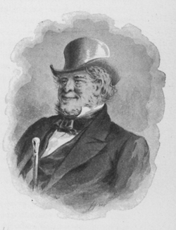Gentleman wearing a top hat.