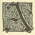 A (illuminated letter for an)