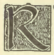 R (illuminated letter for romantic)