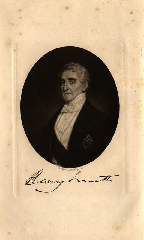 elderly man in formal clothes, signature below reads 'Harry Smith'