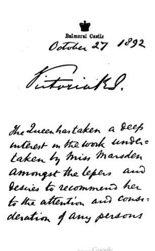 handwritten page from letter