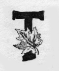 Maple leaf. T (illuminated capital for the)