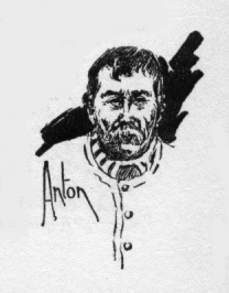Man with beard. Caption: Anton