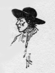 Man with hat.